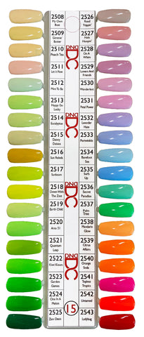 DC015 DND DC DUO GEL -  FREE SPIRIT COLLECTION - 2508 TO 2543 (36 COLORS)I