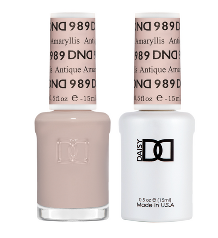 989 -  DND DUO GEL - COLLECTION 2023 - ANTIQUE AMARYLLIS