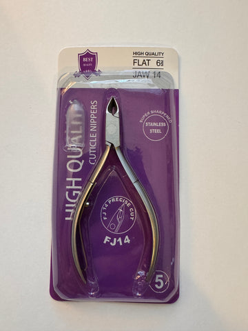 STAINLESS STEEL CUTICLE NIPPER - SQUARE SIZE 14