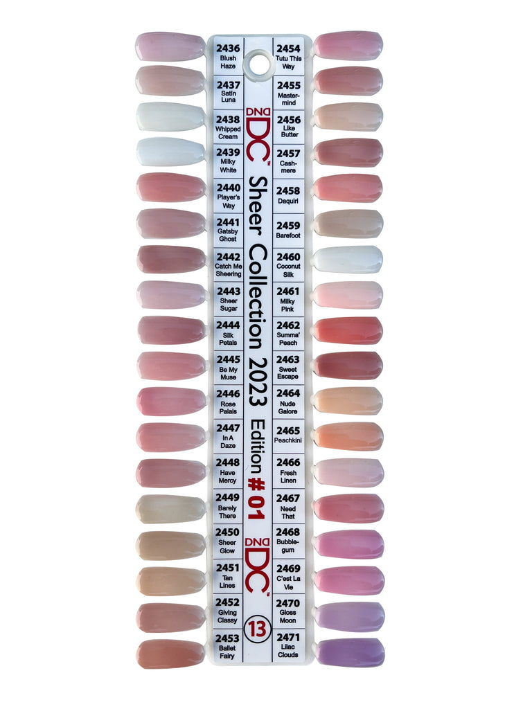 2462 DND DC DUO GEL SHEER COLLECTION 2024 SUMMA PEACH
