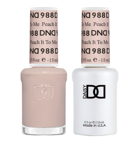 988 -  DND DUO GEL - COLLECTION 2023 - PEACH IT TO ME