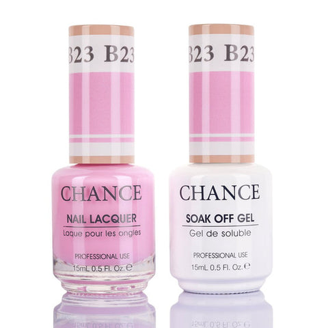 Chance by Cre8tion Gel & Nail Lacquer Duo 0.5oz B23 - Bare Collection