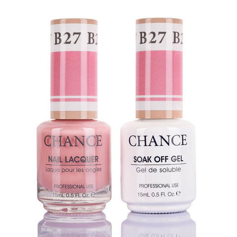 Chance by Cre8tion Gel & Nail Lacquer Duo 0.5oz B27 - Bare Collection