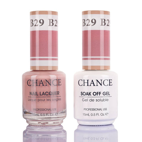 Chance by Cre8tion Gel & Nail Lacquer Duo 0.5oz B29 - Bare Collection