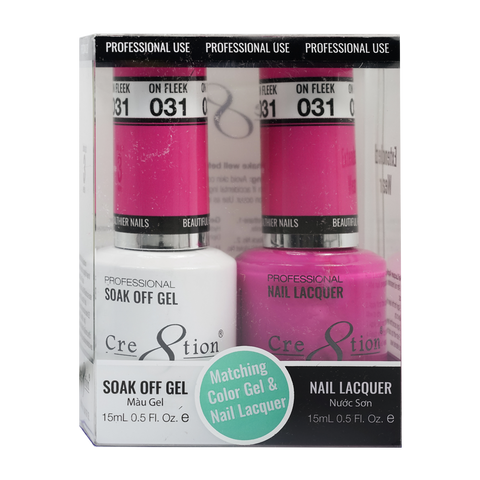 CRE8TION MATCHING COLOR GEL & NAIL LACQUER - 031 Paradise and You