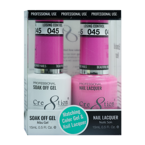 CRE8TION MATCHING COLOR GEL & NAIL LACQUER - 045 Mama Said