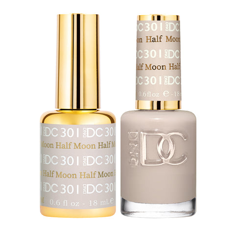 301 - DND DC DUO GEL - HALF MOON - FALL 2021 COLLECTION (GEL + LACQUER)