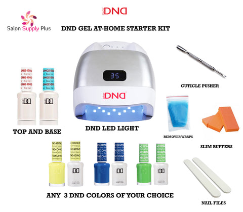 DND AT HOME STARTER KIT - WITH ANY 3 COLORS OF YOUR CHOICE