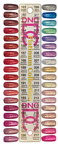 DND DC PLATINUM COLLECTION - ALL 36 SHADES + FREE COLOR CHART - C0090