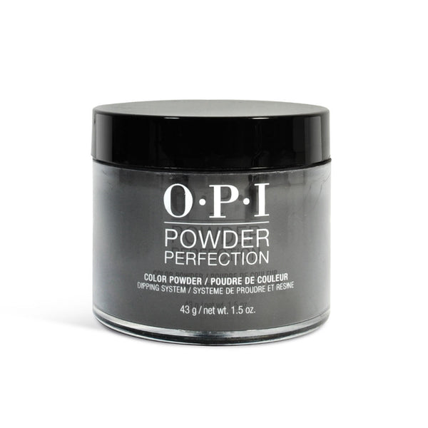 OPI Powder Perfection - BLACK ONYX  (DP T02) - 1.5 OZ