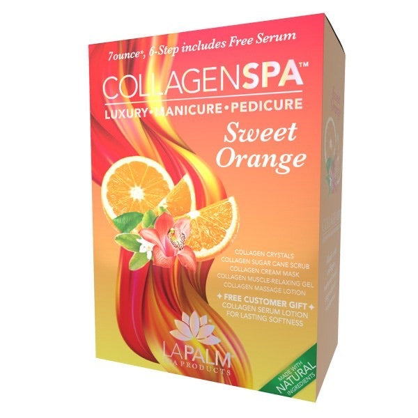 LA PALM COLLAGEN SPA PEDICURE PACK - SWEET ORANGE PEDICURE