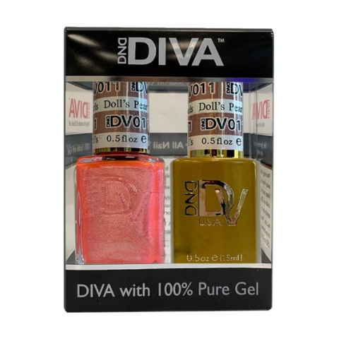 DND DIVA GEL DUO - 011 DOLL'S PEARLS