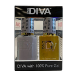 DND DIVA GEL DUO - 058 GRAY MEETS PURPLE