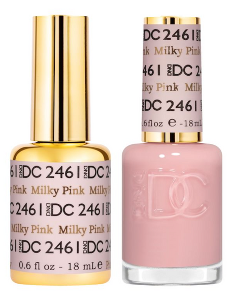 2461 -  DND DC DUO GEL -  SHEER COLLECTION 2024 - MILKY PINK