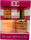 2538 - DND DC GEL -  FREE SPIRIT COLLECTION - MANDARIN GLOW