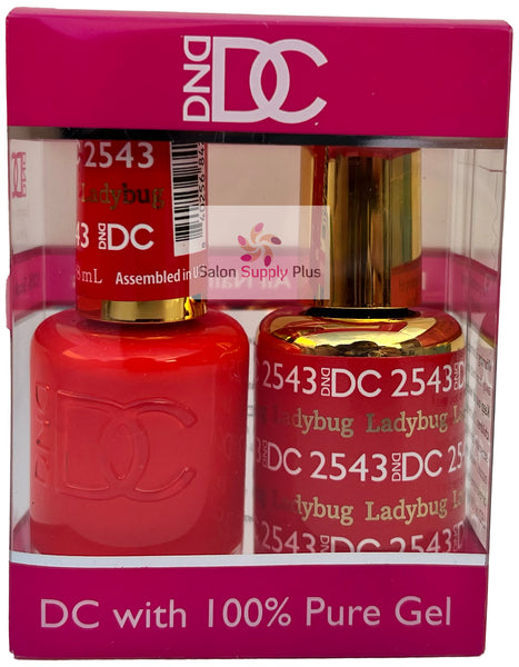 2543 - DND DC GEL -  FREE SPIRIT COLLECTION - LADYBUG