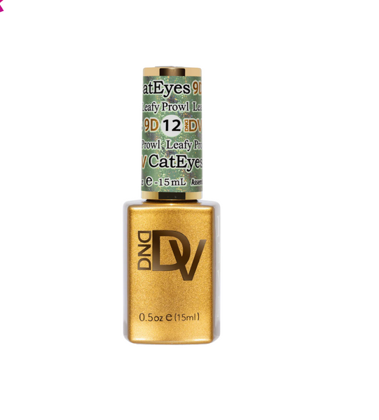 DND DIVA 9D CAT EYE - #12 LEAFY PROWEL