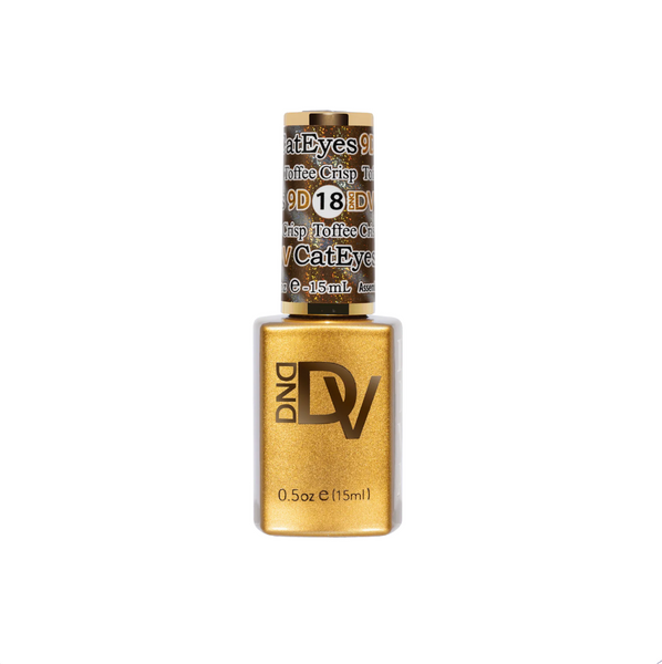 DND DIVA 9D CAT EYE - #18 TOFFEE CRISP