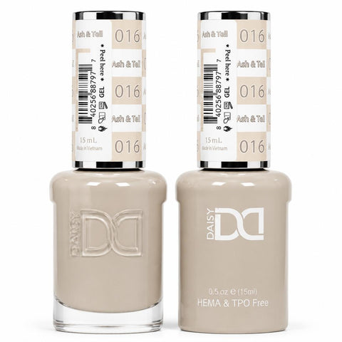 016 ASH & TELL - DND HEMA FREE & TPO FREE - GEL & LACQUER DUO