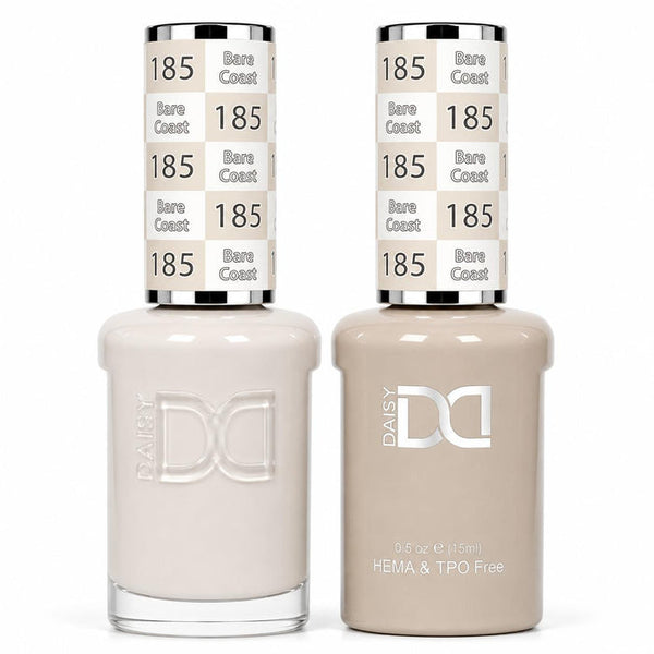 185 BARE COAST - DND HEMA FREE & TPO FREE - GEL & LACQUER DUO