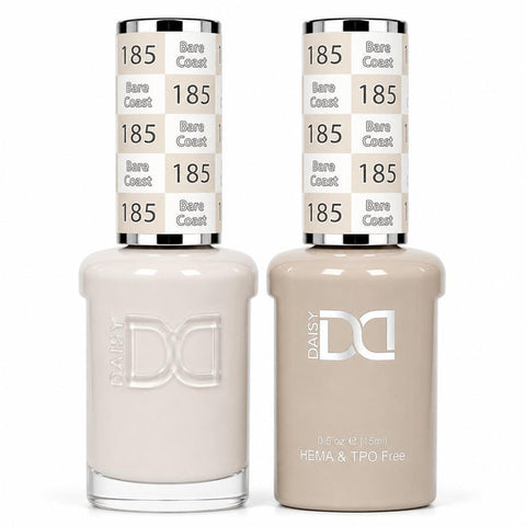 185 BARE COAST - DND HEMA FREE & TPO FREE - GEL & LACQUER DUO