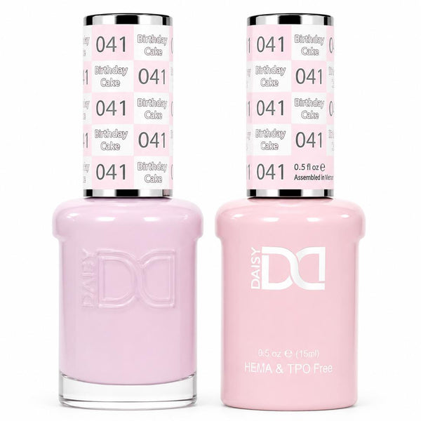 041 BIRTHDAY CAKE - DND HEMA FREE & TPO FREE - GEL & LACQUER DUO