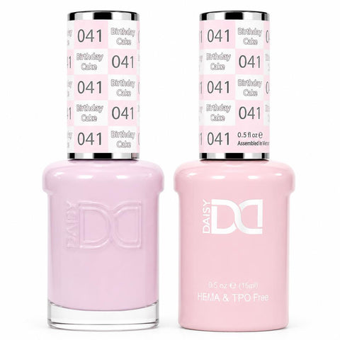 041 BIRTHDAY CAKE - DND HEMA FREE & TPO FREE - GEL & LACQUER DUO