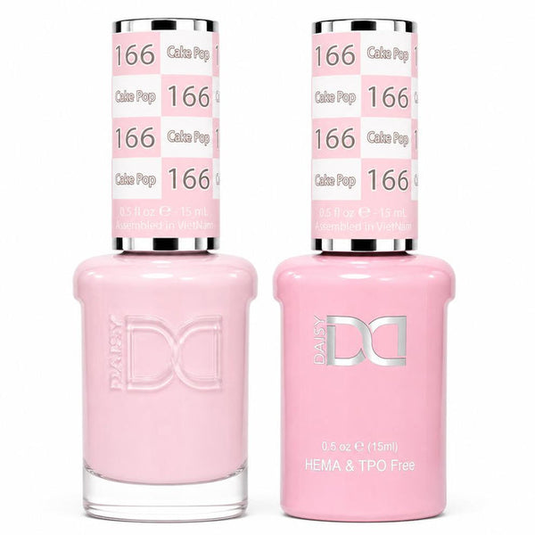 166 CAKE POP - DND HEMA FREE & TPO FREE - GEL & LACQUER DUO