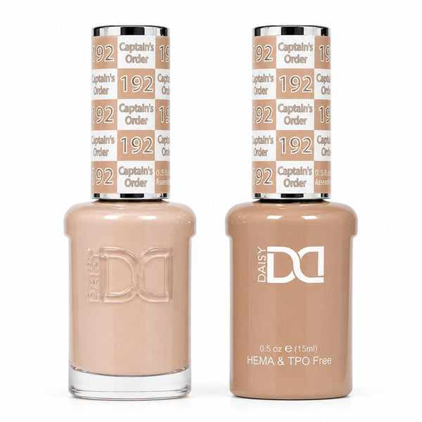 192 CAPTAIN'S ORDER - DND HEMA FREE & TPO FREE - GEL & LACQUER DUO