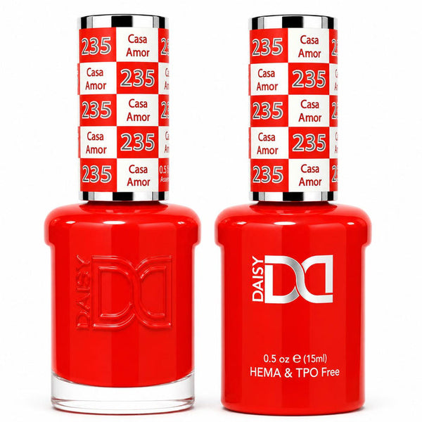 235 CASA AMOR - DND HEMA FREE & TPO FREE - GEL & LACQUER DUO