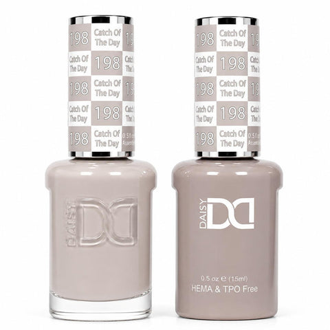 198 CATCH OF THE DAY - DND HEMA FREE & TPO FREE - GEL & LACQUER DUO
