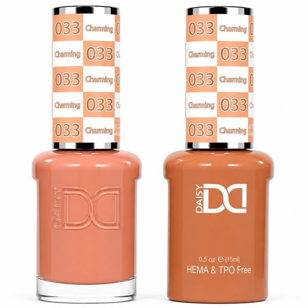 033 CHARMING - DND HEMA FREE & TPO FREE - GEL & LACQUER DUO