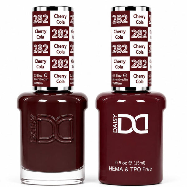 282 CHERRY COLA - DND HEMA FREE & TPO FREE - GEL & LACQUER DUO