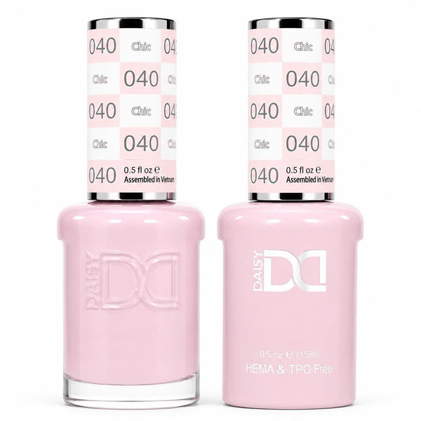 040 CHIC - DND HEMA FREE & TPO FREE - GEL & LACQUER DUO