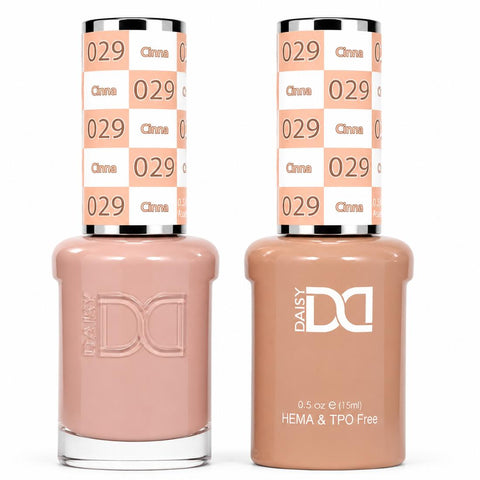 029 CINNA - DND HEMA FREE & TPO FREE - GEL & LACQUER DUO