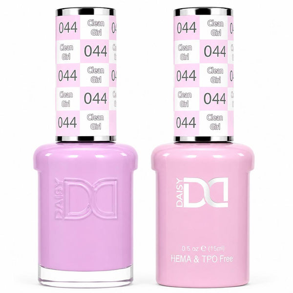 044 CLEAN GIRL - DND HEMA FREE & TPO FREE - GEL & LACQUER DUO