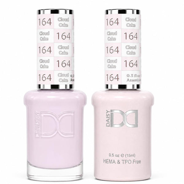 164 CLOUD CAKE - DND HEMA FREE & TPO FREE - GEL & LACQUER DUO