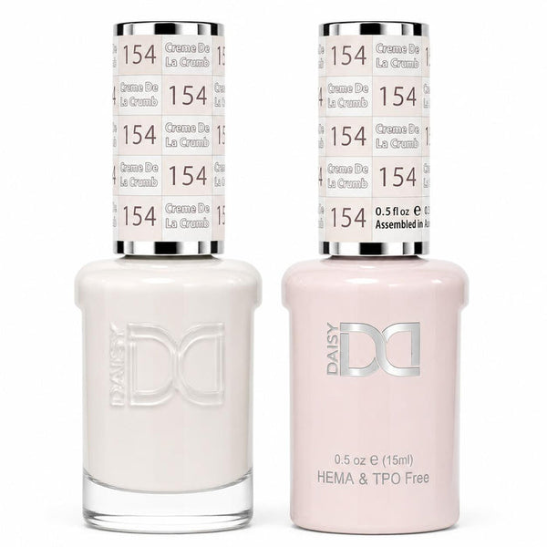 154 CREME DE LA CRUMB - DND HEMA FREE & TPO FREE - GEL & LACQUER DUO