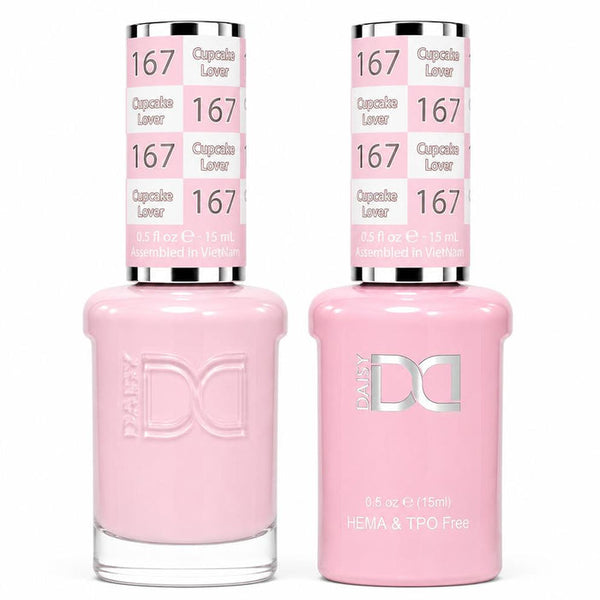 167 CUPCAKE LOVER - DND HEMA FREE & TPO FREE - GEL & LACQUER DUO