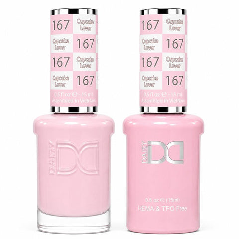 167 CUPCAKE LOVER - DND HEMA FREE & TPO FREE - GEL & LACQUER DUO