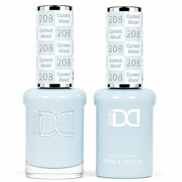 208 CURRENT MOOD - DND HEMA FREE & TPO FREE - GEL & LACQUER DUO