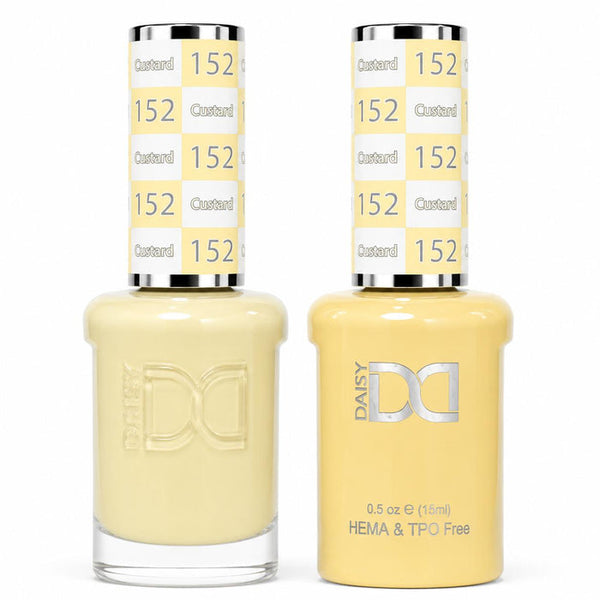 152 CUSTARD - DND HEMA FREE & TPO FREE - GEL & LACQUER DUO