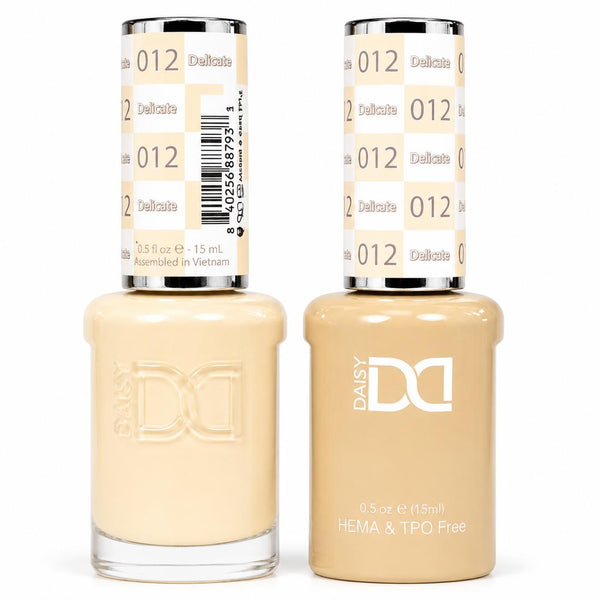 012 DELICATE - DND HEMA FREE & TPO FREE - GEL & LACQUER DUO