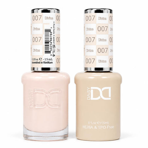 007 DIVINE - DND HEMA FREE & TPO FREE - GEL & LACQUER DUO