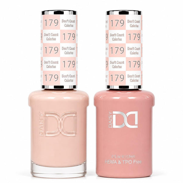 179 DON'T COUNT CALORIES - DND HEMA FREE & TPO FREE - GEL & LACQUER DUO