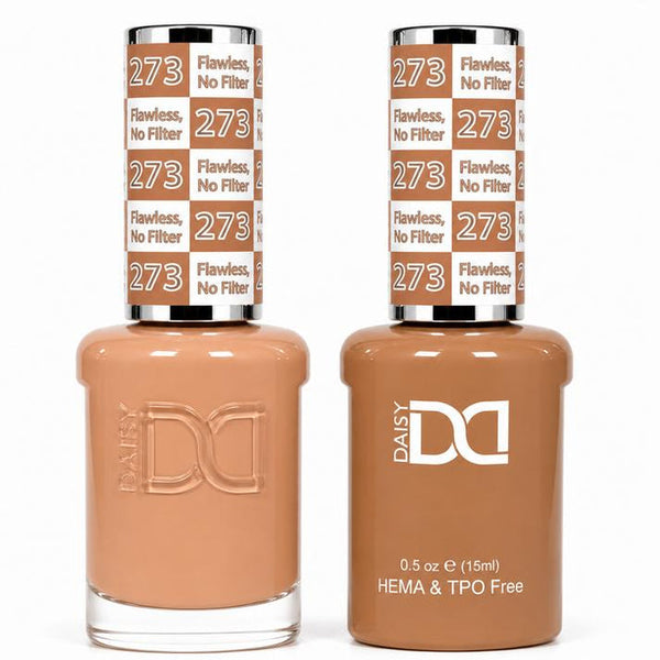 273 FLAWLESS NO FILTER - DND HEMA FREE & TPO FREE - GEL & LACQUER DUO