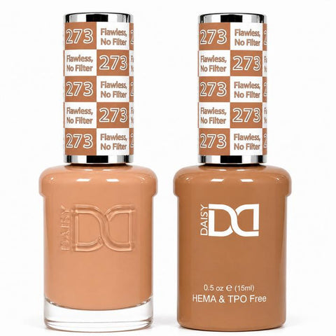 273 FLAWLESS NO FILTER - DND HEMA FREE & TPO FREE - GEL & LACQUER DUO