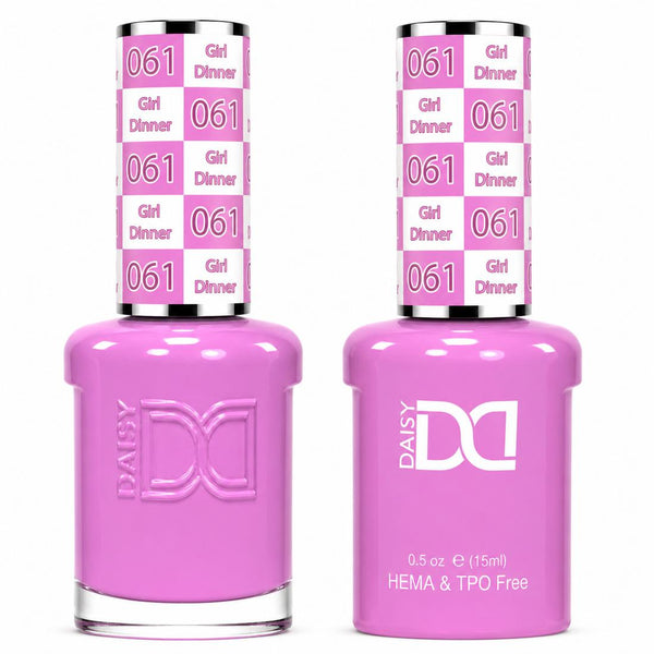 061 GIRL DINNER - DND HEMA FREE & TPO FREE - GEL & LACQUER DUO