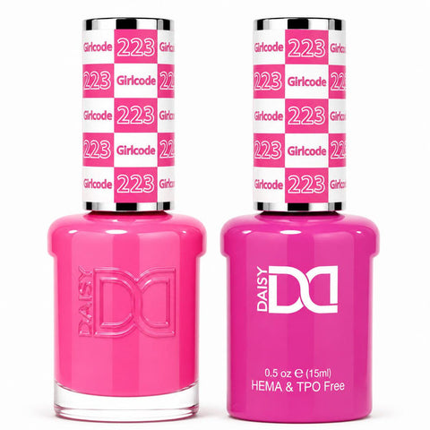 223 GIRLCODE - DND HEMA FREE & TPO FREE - GEL & LACQUER DUO