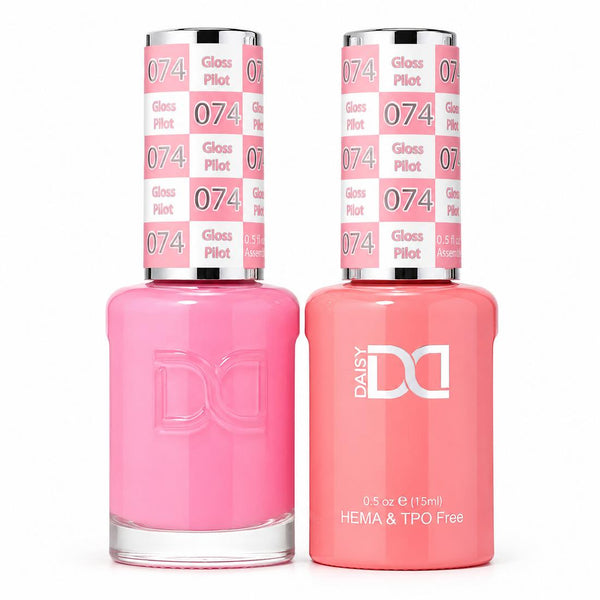 074 GLOSS PILOT - DND HEMA FREE & TPO FREE - GEL & LACQUER DUO